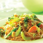 Mixed Vegetables in Spicy Peanut Sauce